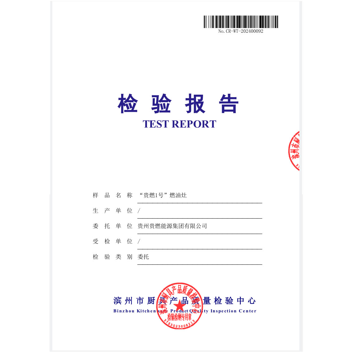 检测报告
